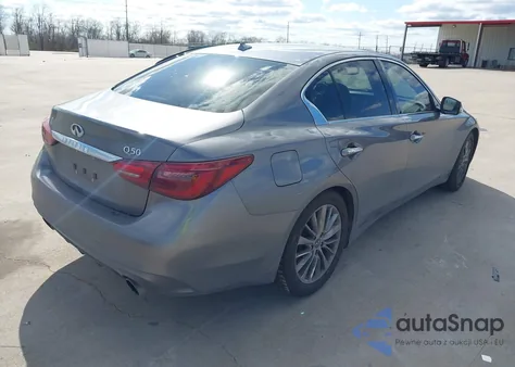 2018 Infiniti Q50 3.0T Luxe z USA, uszkodzony, nr VIN JN1EV7AP8JM592398